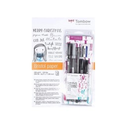 Set caligrafia tombow lettering beginner para principiante 6 piezas