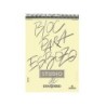 Bloc dibujo esbozo canson din a4 microperforado 21x29,7 cm 100 hojas grano fino 90 gr/m2