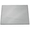Vade sobremesa durable negro con tapa transparente 70x50 cm