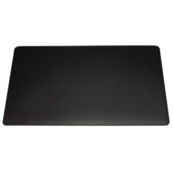 Vade sobremesa durable negro antideslizante contorneado 65x52 cm