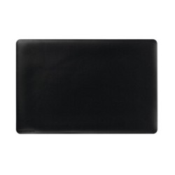 Vade sobremesa durable negro antideslizante contorneado 53x40 cm