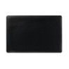 Vade sobremesa durable negro antideslizante contorneado 53x40 cm