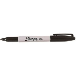 Rotulador sharpie permanente punta fina negro