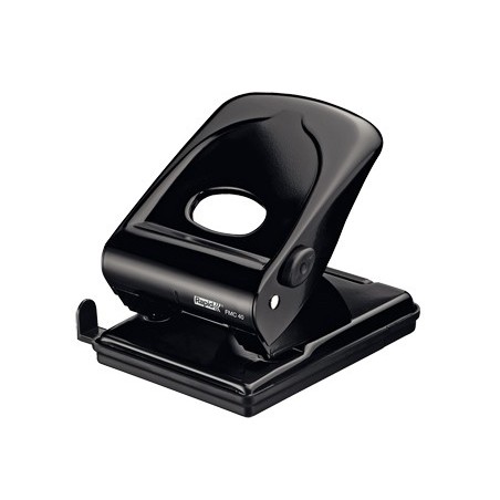 Taladrador rapid fmc40 metalico color negro capacidad 40 hojas
