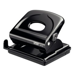 Taladrador rapid fmc25 metalico color negro capacidad 25 hojas