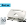 Taladrador petrus 505 metalico color gris 4 punzones capacidad 40 hojas