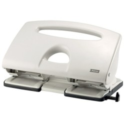 Taladrador petrus 505 metalico color gris 4 punzones capacidad 40 hojas