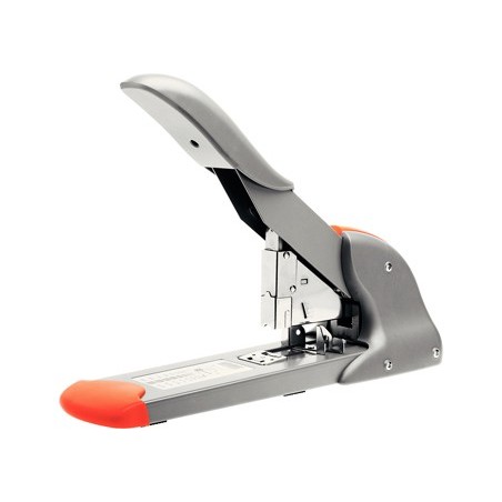 Grapadora rapid fashion hd210 plata/naranja capacidad 210 hojas usa grapas 9/8-24 y 23/8-24