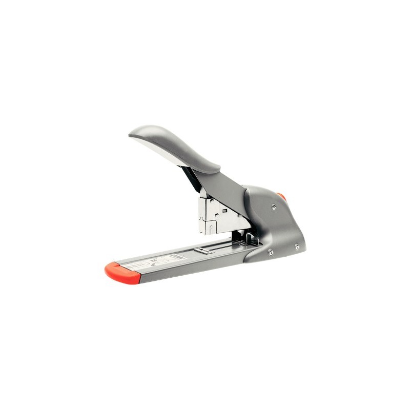 Grapadora rapid fashion hd110 plata/naranja capacidad 110 hojas usa grapas 9/8-14 y 23/8-15