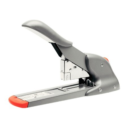 Grapadora rapid fashion hd110 plata/naranja capacidad 110 hojas usa grapas 9/8-14 y 23/8-15