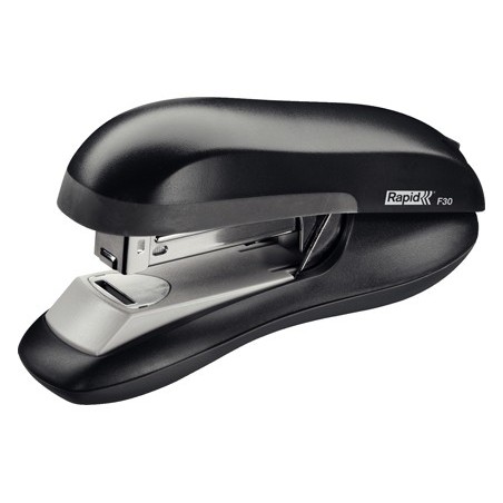 Grapadora rapid f30 plastico abs color negro capacidad 30 hojas usa grapas 24/6 y 26/6