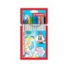 Rotulador stabilo acuarelable pen 68 brush punta pincel estuche de 12 unidades colores surtidos