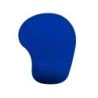 Alfombrilla para raton q-connect reposamuñecas de gel color azul 190x230x20 mm