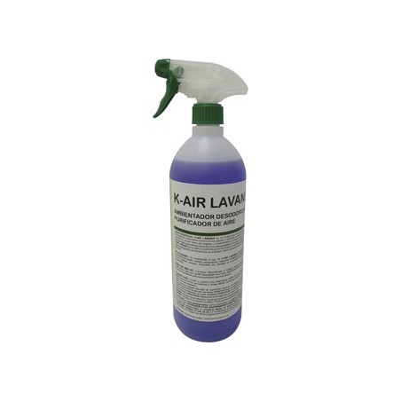 Ambientador spray ikm k-air aroma flor de lavanda botella de 1 litro