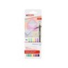 Rotulador edding punta fibra 1200 pastel punta redonda 1 mm estuche de 6 unidades colores surtidos