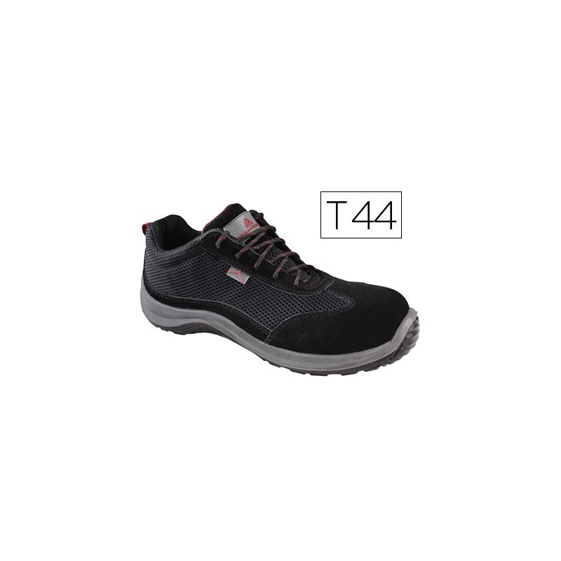 Zapatos de seguridad deltaplus asti piel de serraje afelpado suela de composite negro talla 44 Zapatos de seguridad deltaplus asti piel de serraje afelpado suela de composite negro talla 44