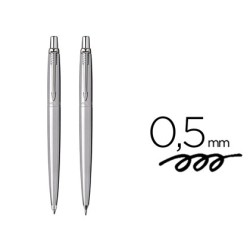Juego parker jotter duo acero ct boligrafo  portaminas