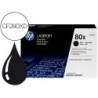 Toner hp laserjet pro 80x m401 m425 negro pack de 2 unidades 6900 paginas