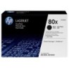 Toner hp laserjet pro 80x m401 m425 negro pack de 2 unidades 6900 paginas