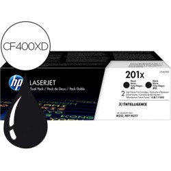 Toner hp laserjet 201x m252 mfp m277 negro pack de 2 unidades 2800 paginas