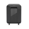 Destructora de documentos fellowes lx201 capacidad de 12h seguridad p5 grapas clips y tarjetas 23 litros negra