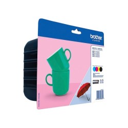 Ink-jet brother lc-227xlvalbp dcp-j4120dw / mfc-j4420dw / j4620dw / j4625dw pack 4 colores negro amarillo cian
