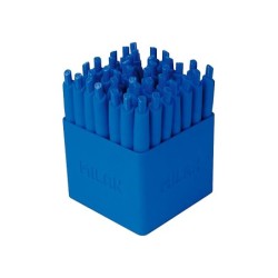 Boligrafo milan p1 expositor retractil 1 mm touch mini azul expositor de 40 unidades