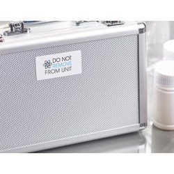 Etiqueta adhesiva avery poliester super adherente blanca 45,7x25,4 mm laser pack de 800 unidades