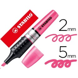 Rotulador stabilo boss luminator rosa tinta liquida