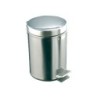 Papelera con pedal acero inoxidable brillo 12 l 400x250x300 mm