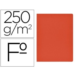 Subcarpeta cartulina gio simple intenso folio rojo 250g/m2