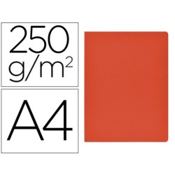 Subcarpeta cartulina gio simple intenso din a4 rojo 250g/m2