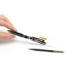 Recambio boligrafo q-connect retractil kf11057 borrable negro caja de 3 unidades