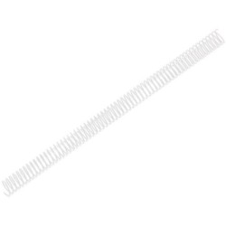 Espiral metalico q-connect blanco 64 5:1 18mm 1,2mm caja de 100 unidades