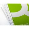 Espiral metalico q-connect blanco 64 5:1 10 mm 1mm caja de 200 unidades