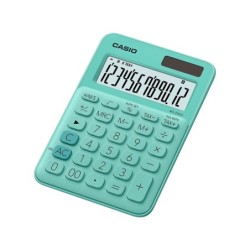 Calculadora casio ms-20uc-gn sobremesa 12 digitos tax /- color verde
