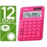Calculadora casio ms-20uc-rd sobremesa 12 digitos tax /- color fucsia