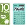 Calculadora casio sl-310uc-gn bolsillo 10 digitos tax /- tecla color verde