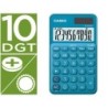 Calculadora casio sl-310uc-bu bolsillo 10 digitos tax /- tecla color azul