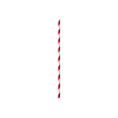 Sorbete nupik papel reciclable 100% rojo/blanco paquete de 50 unidades