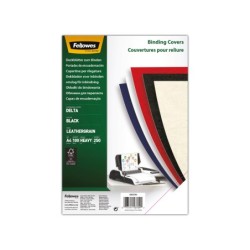 Tapa de encuadernacion fellowes din a4 carton brillo azul chromolux 250 gr pack de 100 unidades
