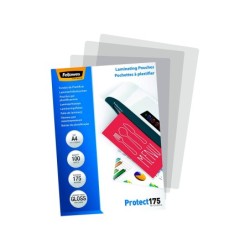 Bolsa de plastificar fellowes brillo din a4 175 mc pack 100 unidades