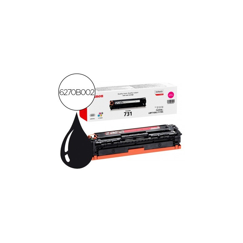 Toner canon 731 m i-sensys lbp7100cn / lbp7110cw / mf623cn / mf628cw / mf8230cn / mf8280cw magenta 1500 pag