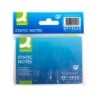 Bloc de notas electrostaticas quita y pon q-connect 70x100 mm 100 hojas 5 colores fluorescentes