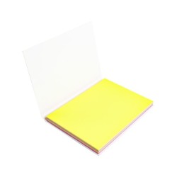 Bloc de notas electrostaticas quita y pon q-connect 70x100 mm 100 hojas 5 colores fluorescentes