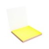 Bloc de notas electrostaticas quita y pon q-connect 70x70 mm 100 hojas 5 colores fluorescentes