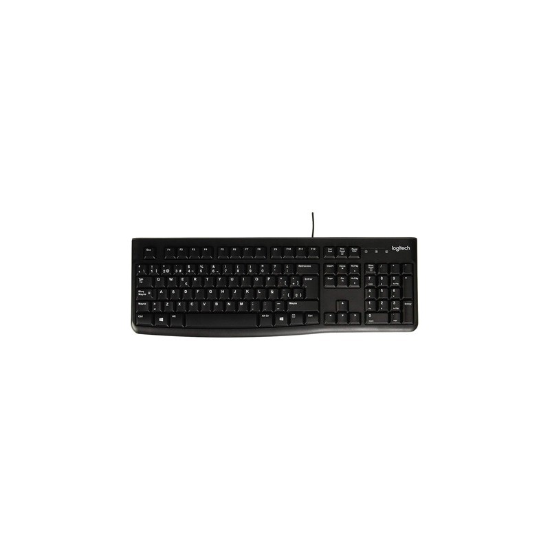 Teclado logitech k120 usb 2.0 con cable negro Teclado logitech k120 usb 2.0 con cable negro