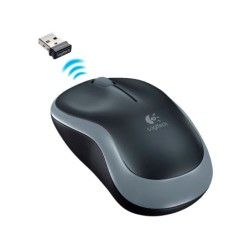 Raton logitech optico inalambrico nano receptor m185 gris