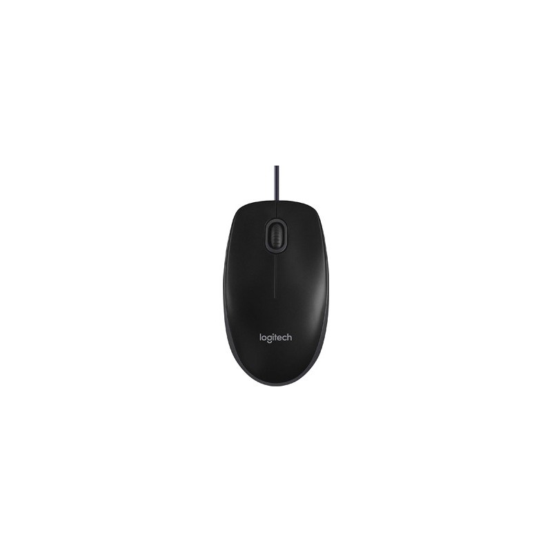 Raton logitech optico b100 usb 800 ppp negro