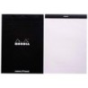 Bloc nota rhodia black dot pad din a4 80 hojas 80 g/m2 liso con puntos negros 5 mm perforado